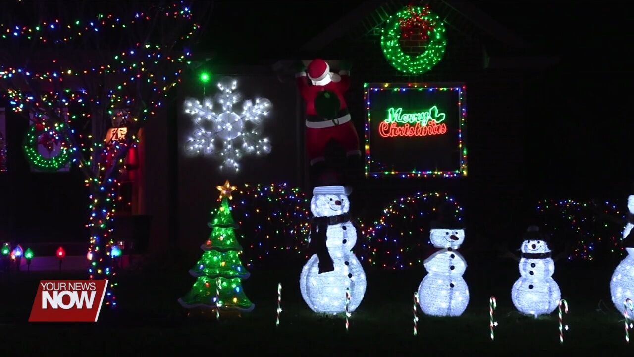 Christmas displays light up for annual Shawnee Luminary